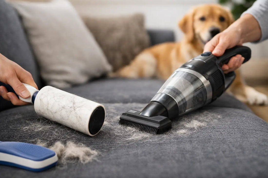 Tierhaare vom Sofa schnell entfernen