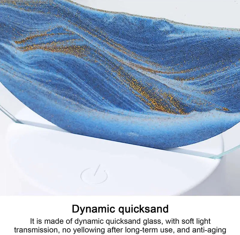 RGB LED Moving Sand Art Table Lamp – 3D Sandscape