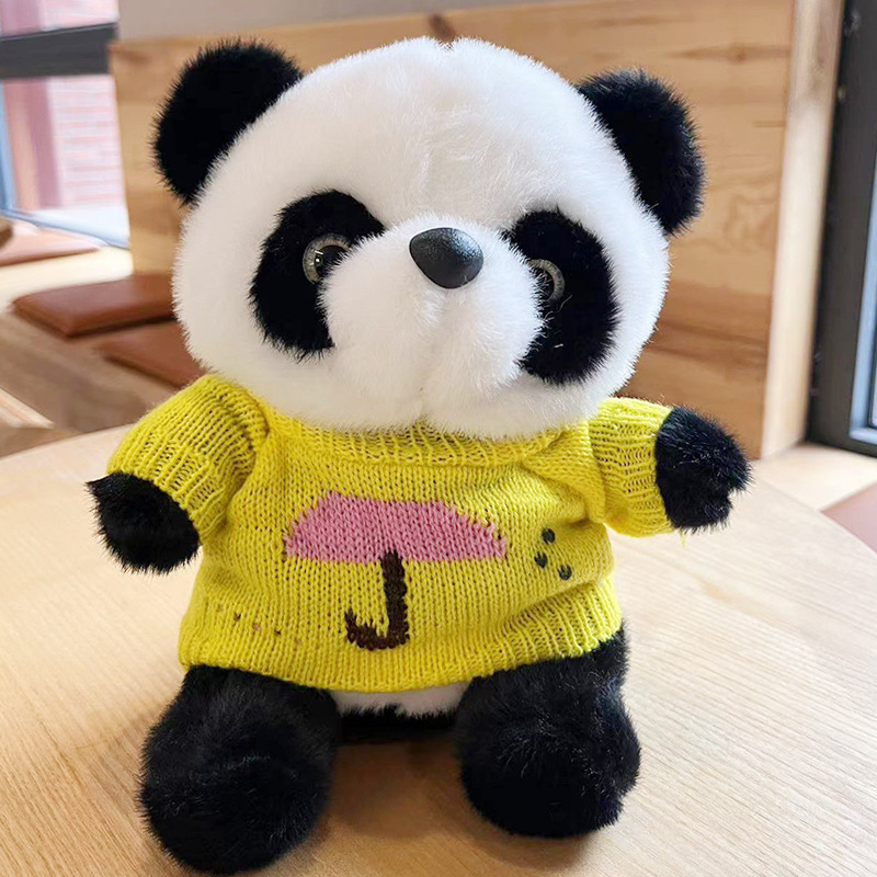 Giant Panda Sweater Plush Toy