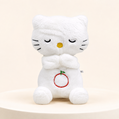 Cat breathing plush toy, 32 cm