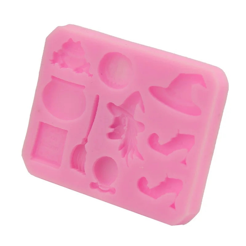 Halloween Pumpkin & Witch Hat Silicone Mold – Cake Decorating Tool