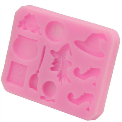 Halloween Pumpkin & Witch Hat Silicone Mold – Cake Decorating Tool