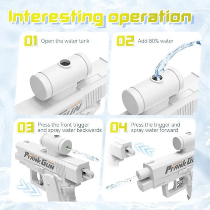 Double-Sided Prank Water Spray Gun – Reverse Spray Toy