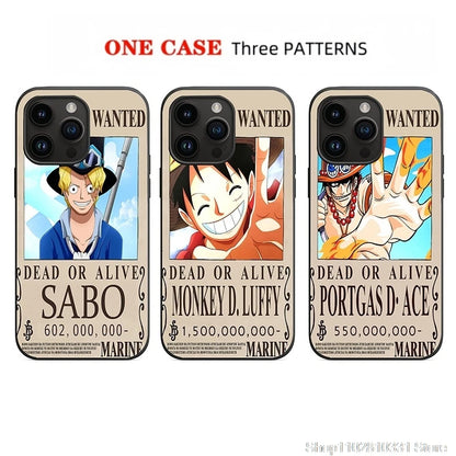 One Piece 3D Anime Phone Case for Apple iPhone 11–17