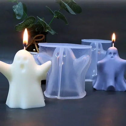 Halloween Ghost Silicone Mold – Candle, Resin & Craft DIY Mold
