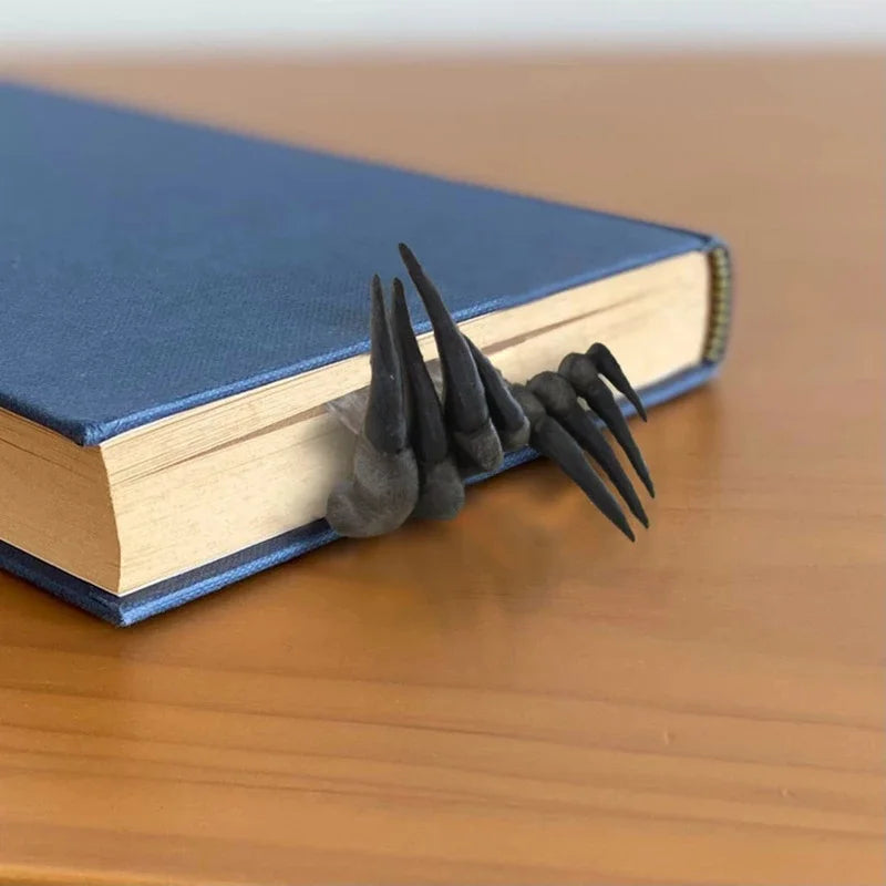 Devil Hand Horror Bookmark – Resin Halloween Desk Decoration