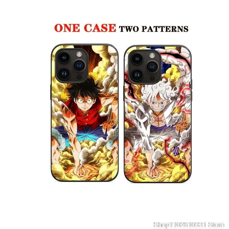 One Piece 3D Anime Phone Case for Apple iPhone 11–17
