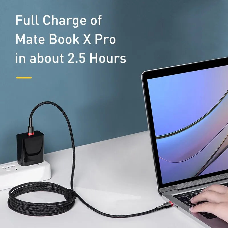 Baseus USB-C to USB-C Fast Charging Cable – 60W/100W PD