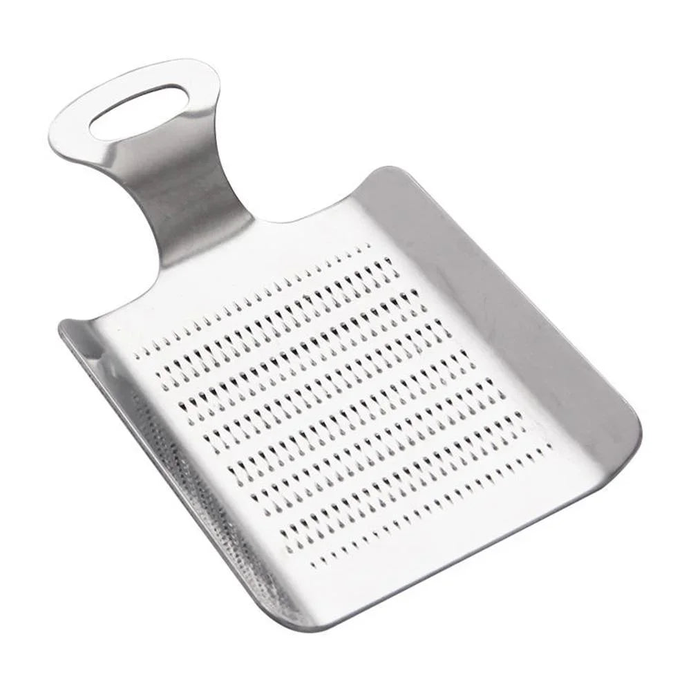 Stainless Steel Garlic & Ginger Grater – Manual Kitchen Crusher