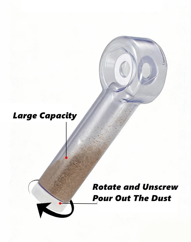 Rotating Drill Dust Collector Attachment with Bit Storage