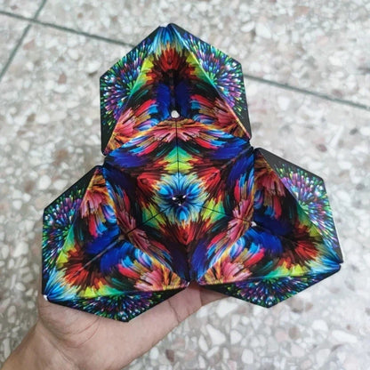 Magnetic Infinite Flip Cube – 3D Fidget Puzzle