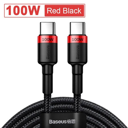 Baseus USB-C to USB-C Fast Charging Cable – 60W/100W PD