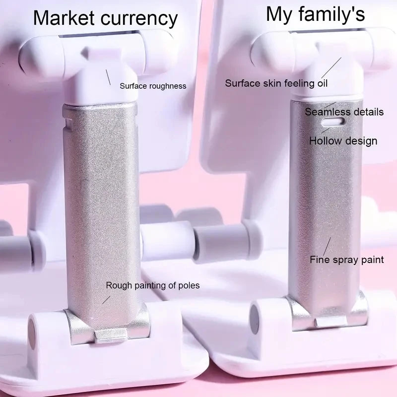 Adjustable Desktop Phone & Tablet Stand – Universal Foldable Holder
