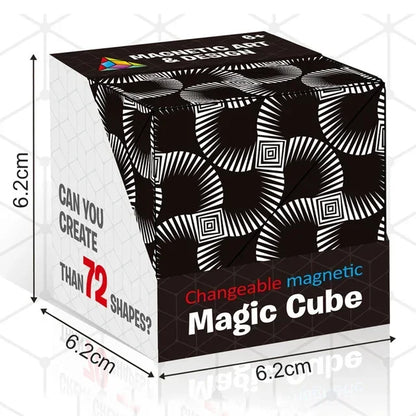Magnetic Infinite Flip Cube – 3D Fidget Puzzle