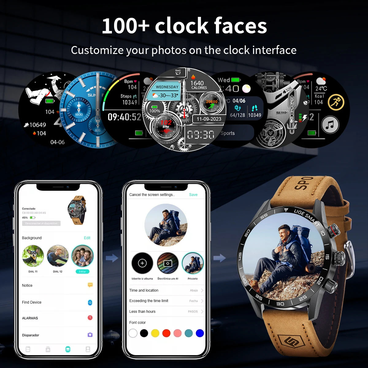 LIGE Rugged Smartwatch
