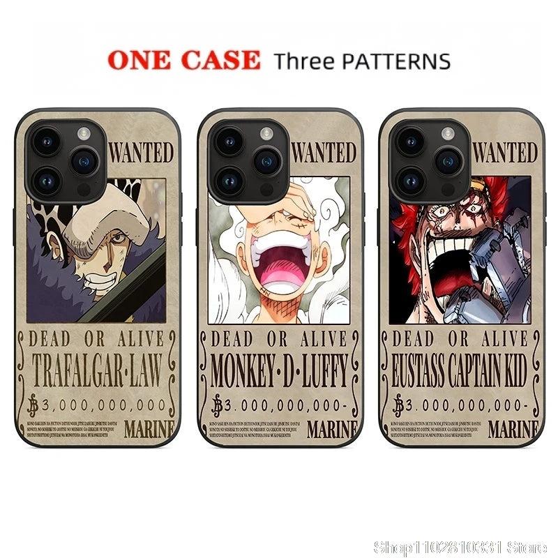 One Piece 3D Anime Phone Case for Apple iPhone 11–17