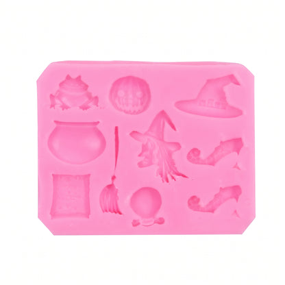 Halloween Pumpkin & Witch Hat Silicone Mold – Cake Decorating Tool