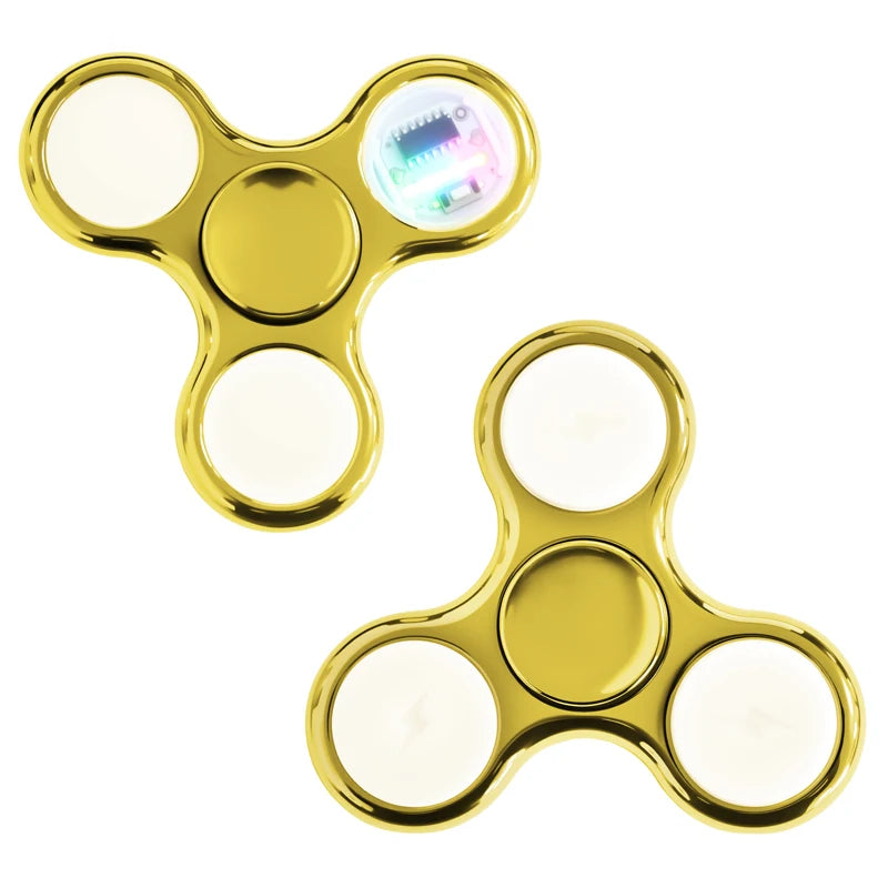 LED Light-Up Fidget Spinner – Glow Stress Relief Hand Toy