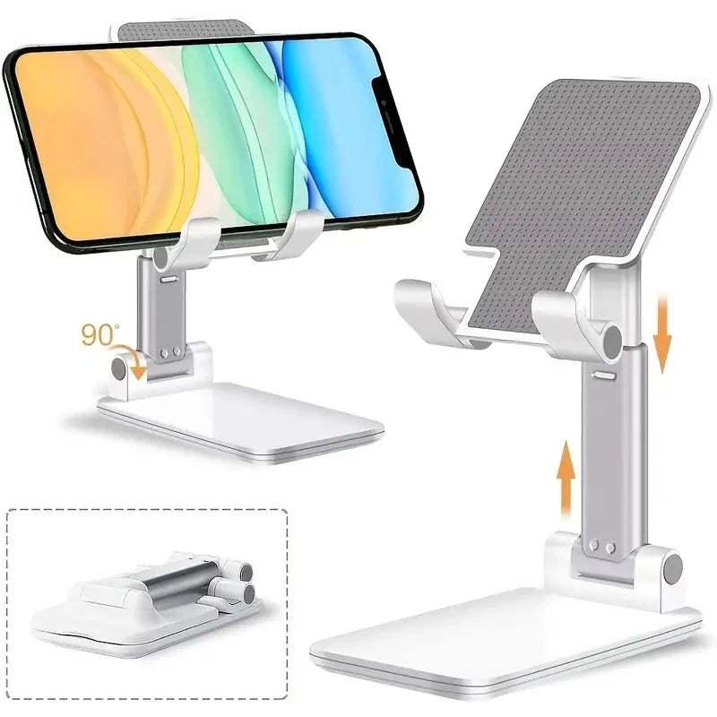 Adjustable Desktop Phone & Tablet Stand – Universal Foldable Holder