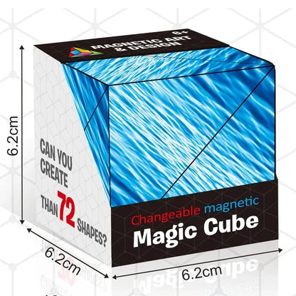 Magnetic Infinite Flip Cube – 3D Fidget Puzzle