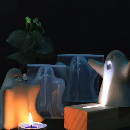 Halloween Ghost Silicone Mold – Candle, Resin & Craft DIY Mold