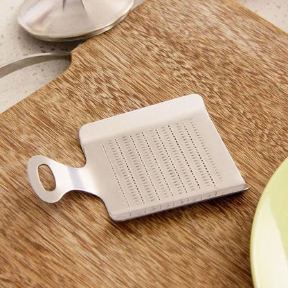 Stainless Steel Garlic & Ginger Grater – Manual Kitchen Crusher