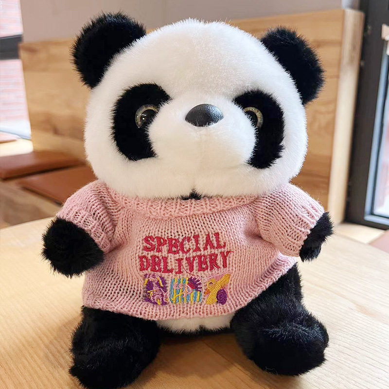 Giant Panda Sweater Plush Toy